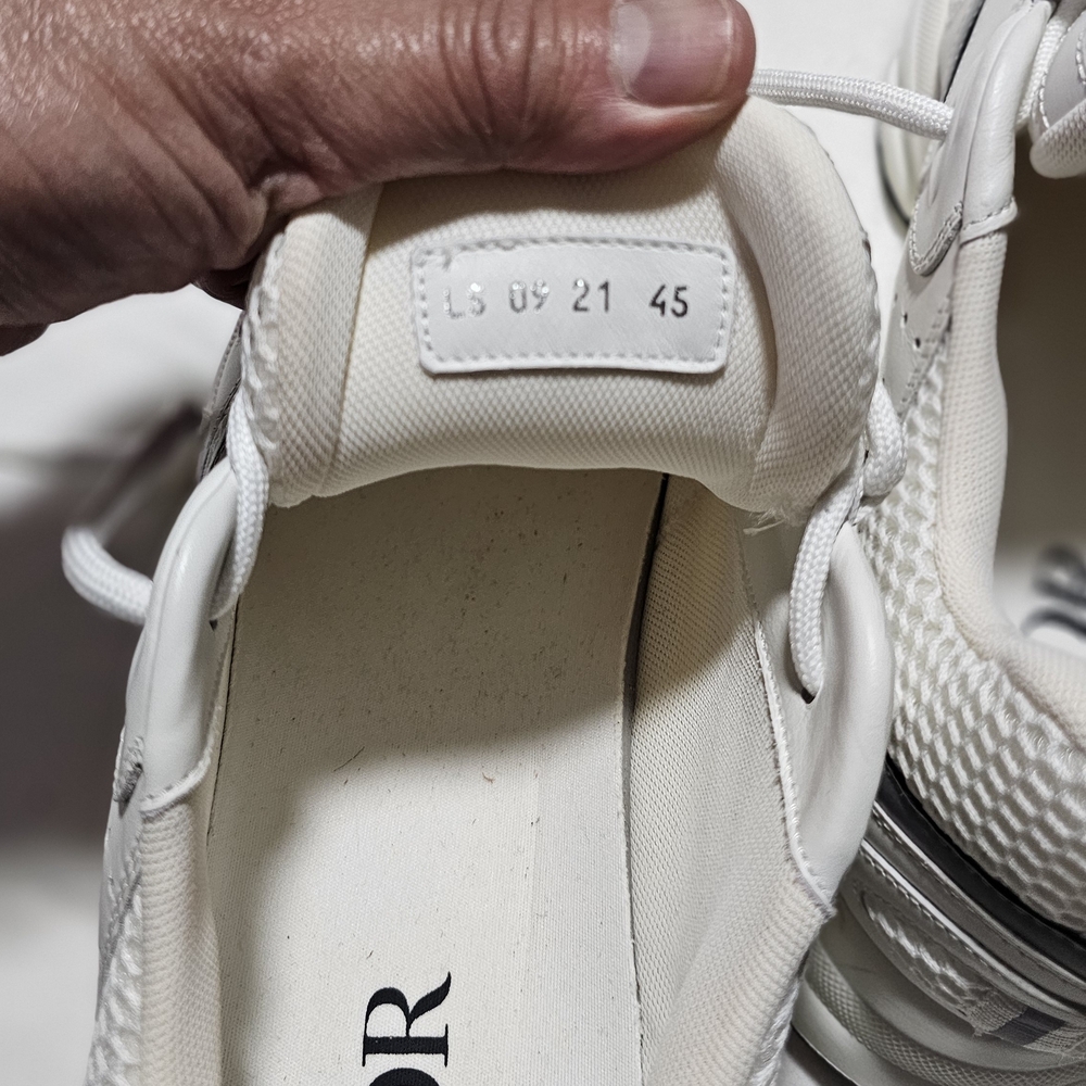 Dior White and Gray Sneakers - Picture 6 of 8